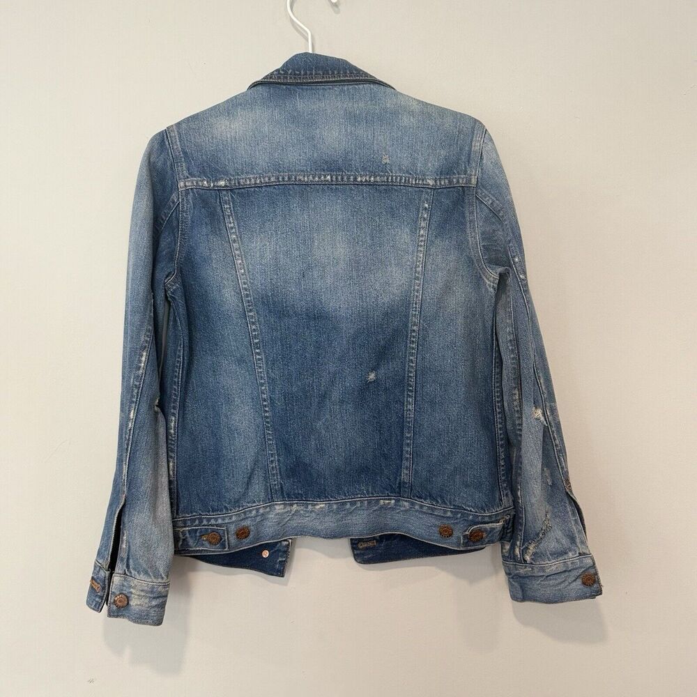 Madewell The Jean Jacket Women Size Small Blue Denim 100% Cotton 1655 - Picture 9 of 14